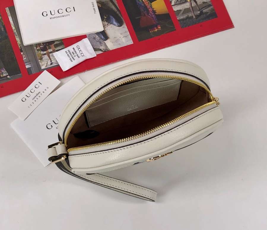 2019 new arrival Gucci bag 574841 white - Click Image to Close